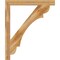Ekena Millwork Olympic Block Rough Sawn Bracket, Western Red Cedar, 4"W x 40"D x 48"H BKT04X40X48OLY05RWR - alternate 2